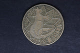 1988 - Australian 1 Dollar Coin - $1 - Bicentennial - F/VF