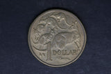 1984 - Australian 1 Dollar Coin - $1 - Mob of Roos - EF