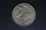 2009 - Australian 1 Dollar Coin - $1 - Mob of Roos - aUNC