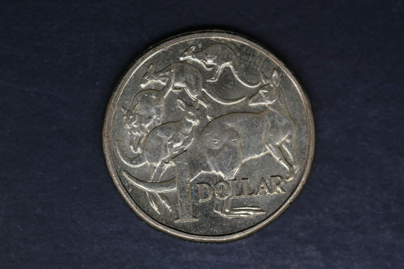 2018 - Australian 1 Dollar Coin - $1 - Mob of Roos - aUNC