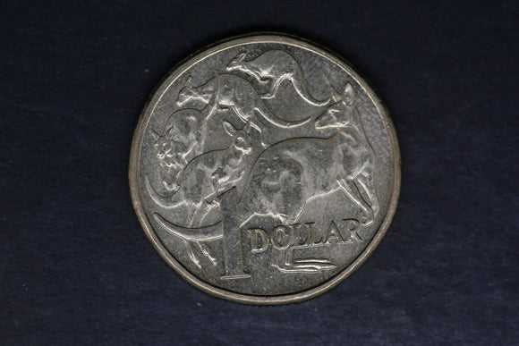 2019 - no MM - Australian 1 Dollar Coin - $1 - Mob of Roos - UNC