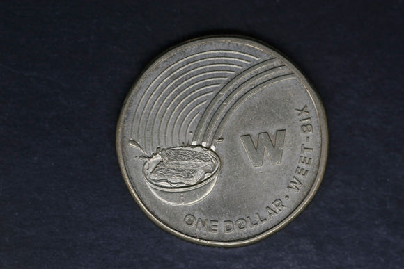 2019 - Australian 1 Dollar Coin - $1 - Coin Hunt A to Z - W for Weetbix - aUNC