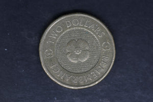 2012 - Australian 2 Dollar Coin - $2 - Remembrance - EF