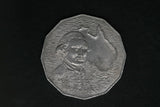 1970 - Australian 50 Cent Coin - Captain Cook - gVF