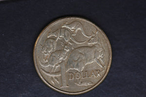 2011 - Australian 1 Dollar Coin - $1 - Mob of Roos - gEF