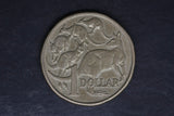 1994 - Australian 1 Dollar Coin - $1 - Mob of Roos - gVF