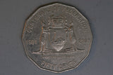 2001 - Australia 50 Cent Coin - Centenary of Federation - WA - gVF