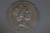 1988 - Australia 50 Cent Coin - Bicentennial - gVF