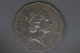 1988 - Australia 50 Cent Coin - Bicentennial - gVF