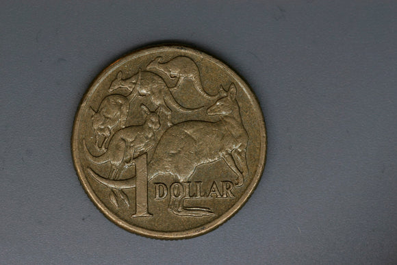 2005 - Australia 1 Dollar Coin - Mob of Roos - gVF