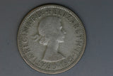 1957 - Australia Florin - VG - 50% Silver