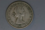 1957 - Australia Florin - VG - 50% Silver