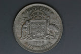 1957 - Australia Florin - VG - 50% Silver