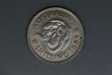 1963 - Australia Shilling - VF - 50% Silver